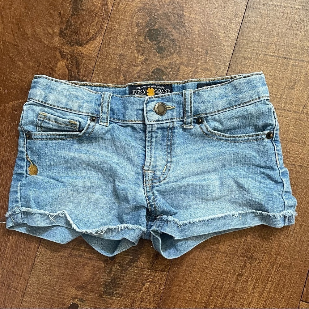 Lucky brand Riley short  Jean shorts girls sz 5